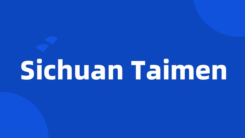 Sichuan Taimen