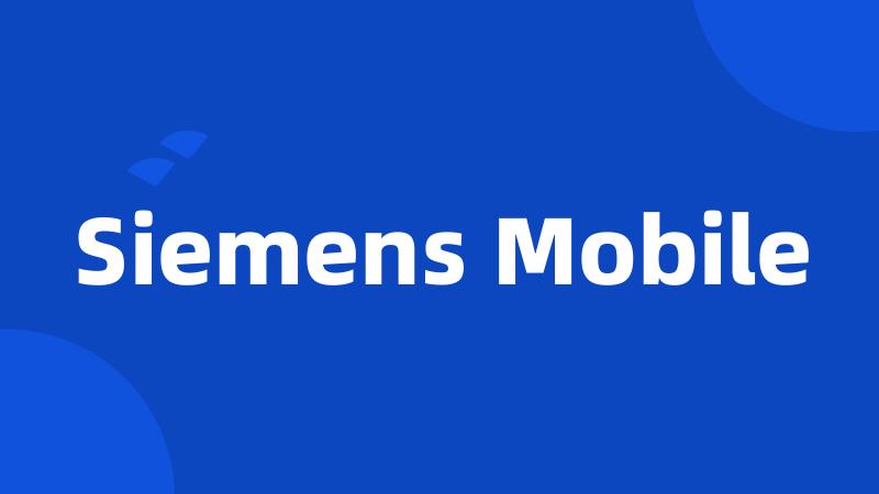 Siemens Mobile