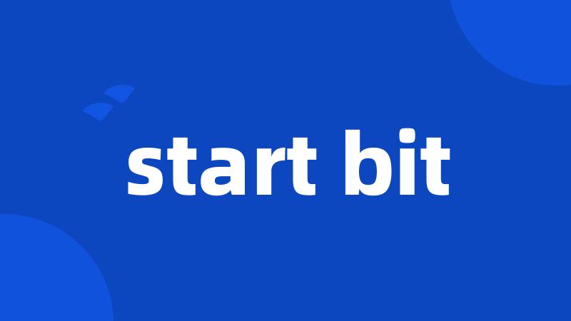 start bit