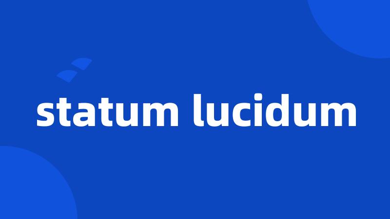 statum lucidum