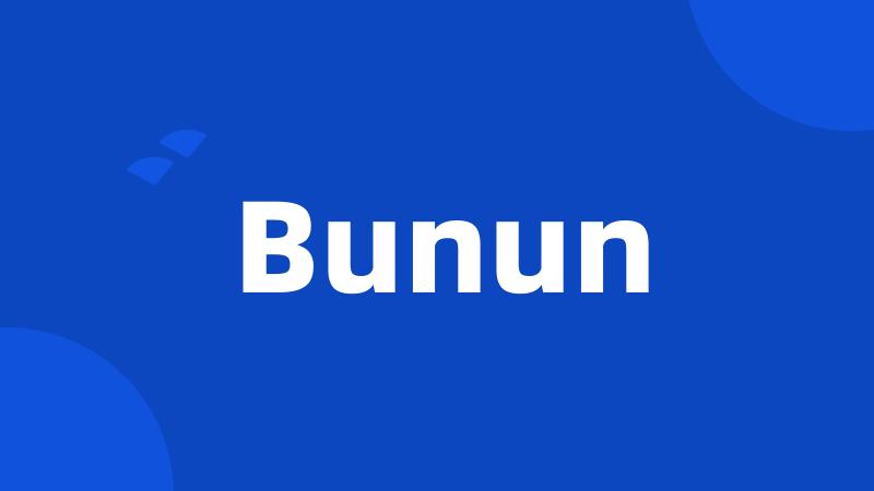 Bunun