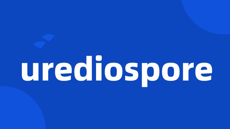 urediospore