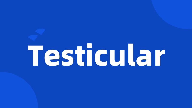 Testicular