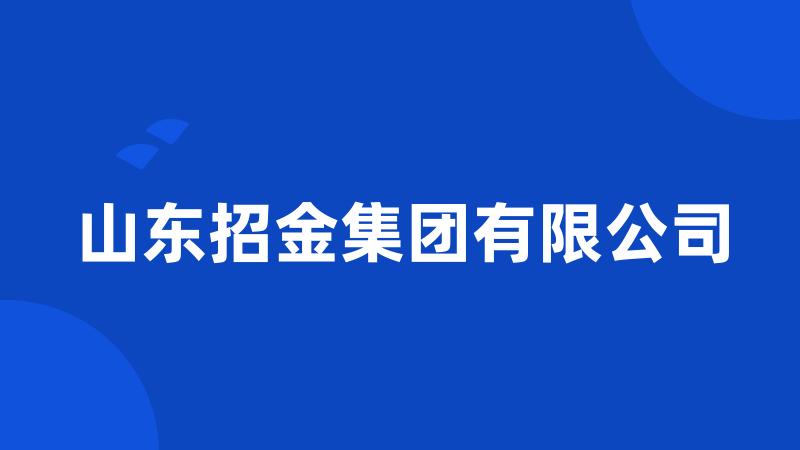 山东招金集团有限公司