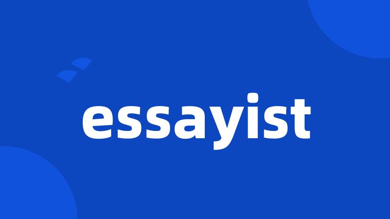 essayist