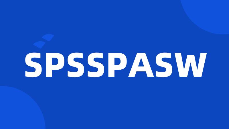 SPSSPASW