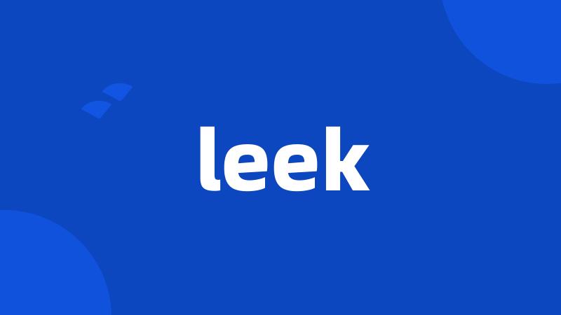 leek