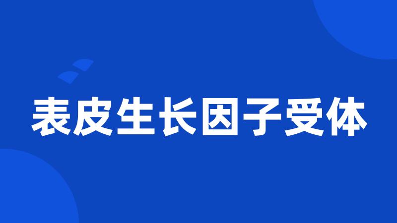 表皮生长因子受体