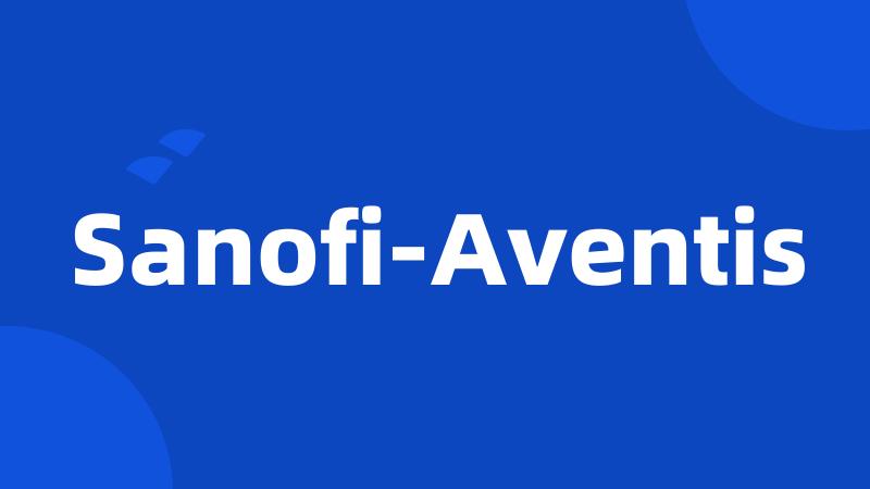 Sanofi-Aventis