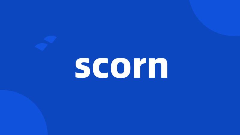 scorn