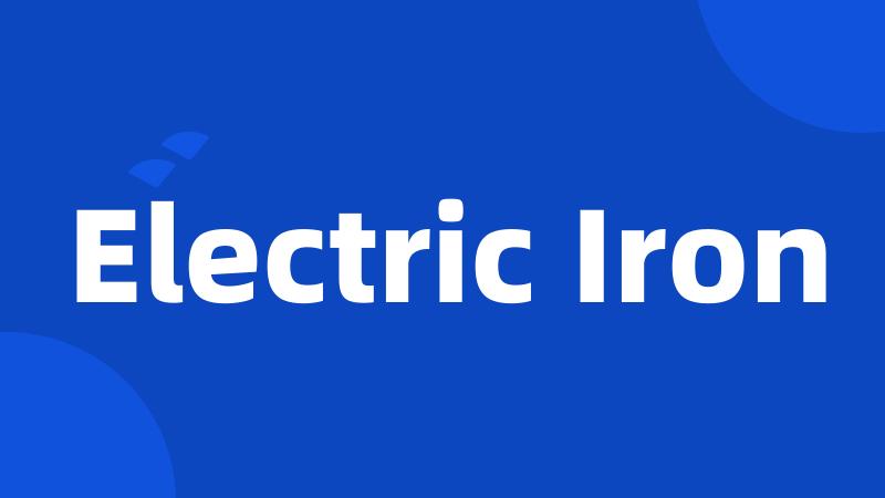 Electric Iron