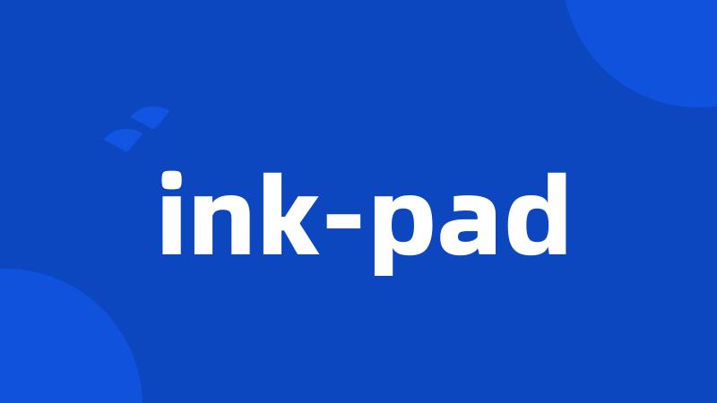 ink-pad