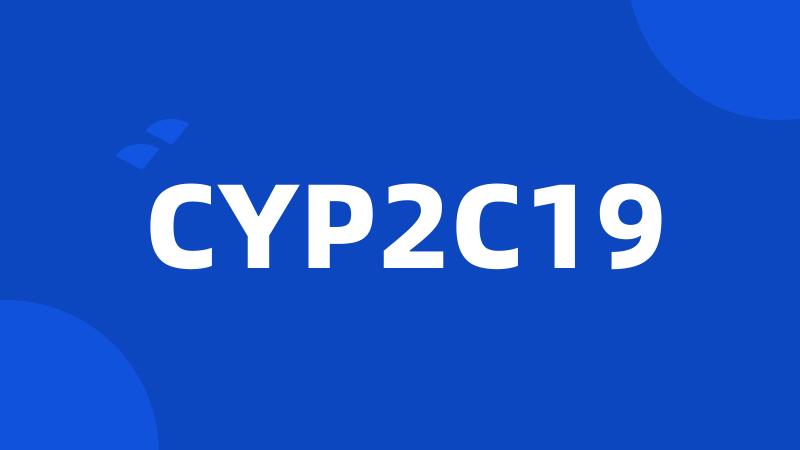 CYP2C19