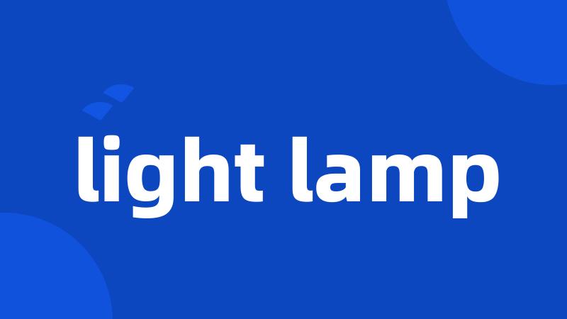 light lamp