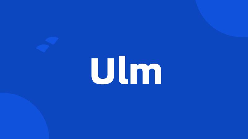 Ulm