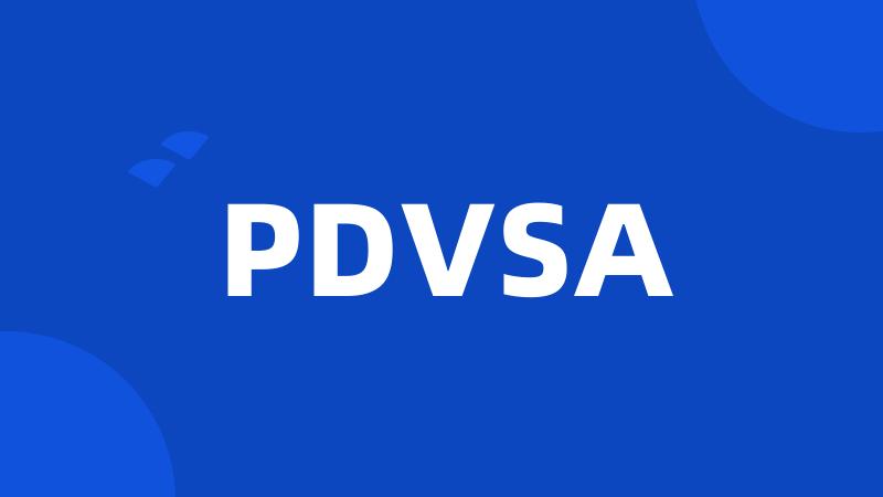 PDVSA