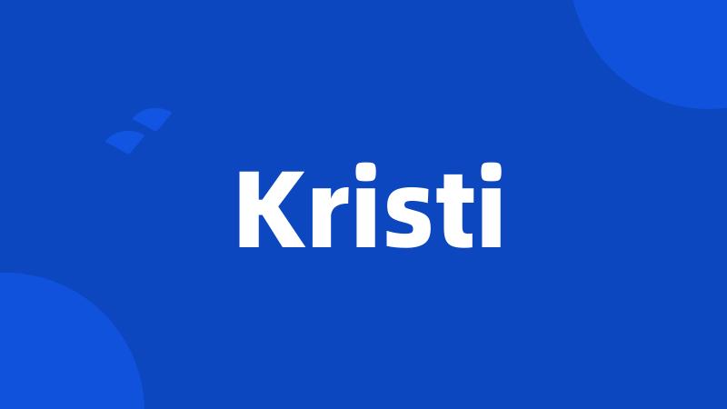 Kristi