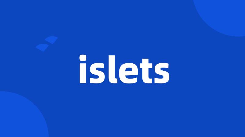 islets