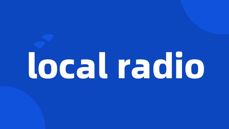 local radio