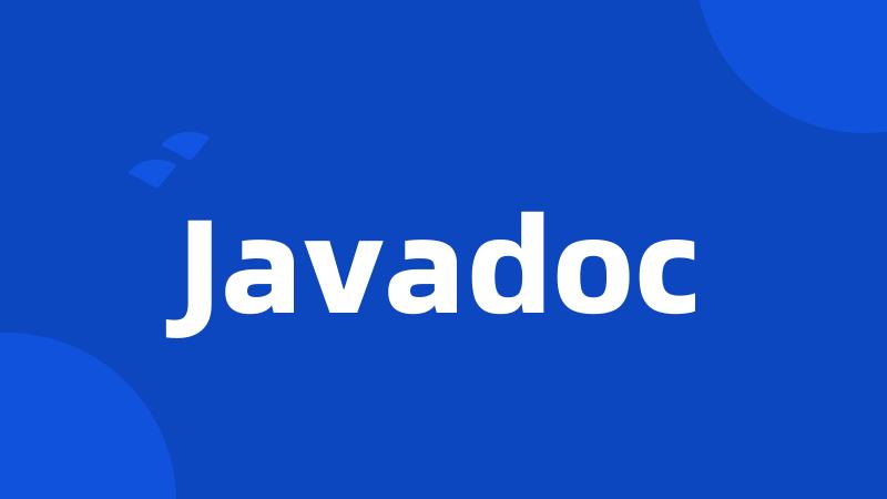 Javadoc