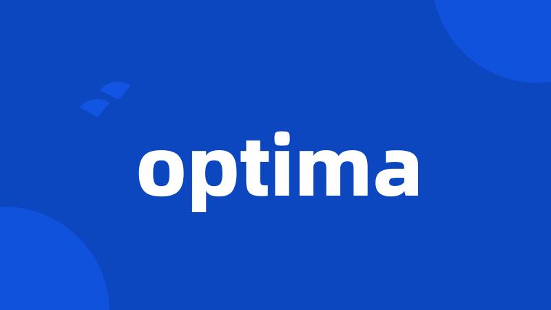 optima