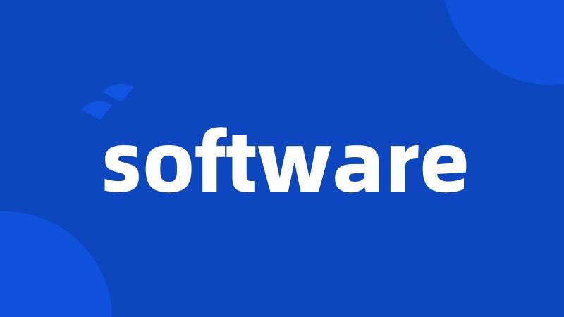 software