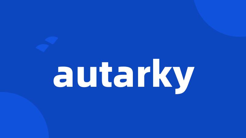 autarky