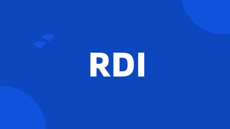 RDI