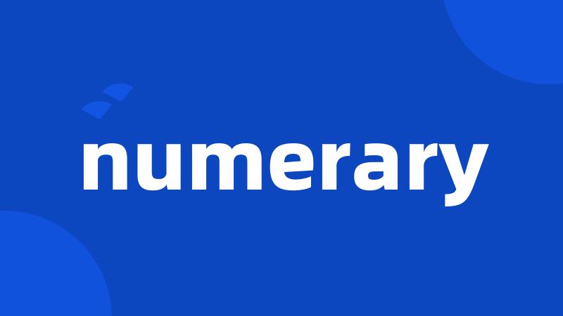 numerary