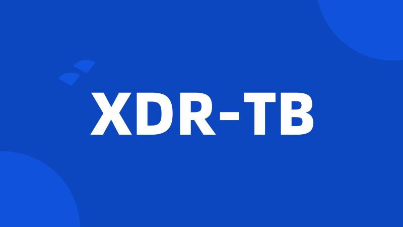 XDR-TB