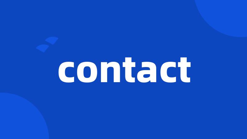 contact