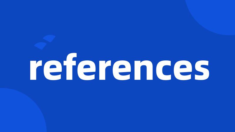 references