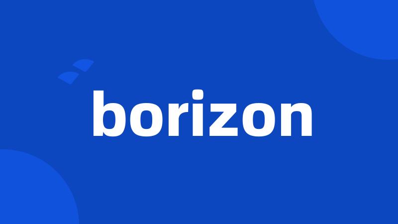 borizon