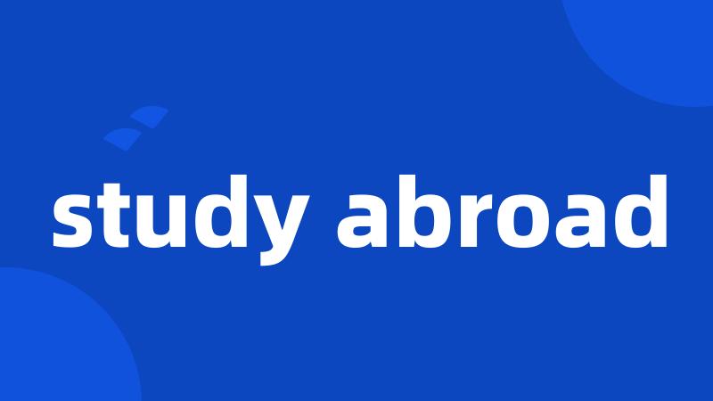 study abroad