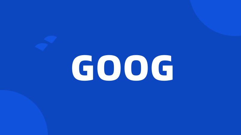 GOOG