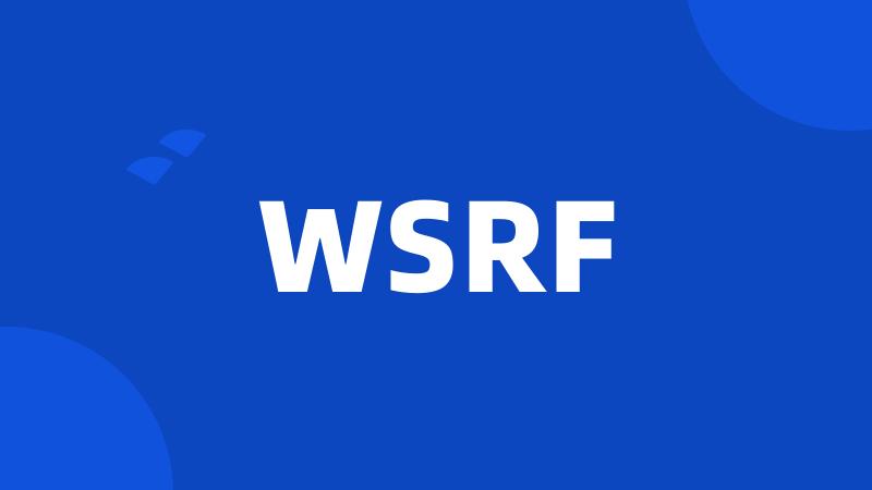 WSRF