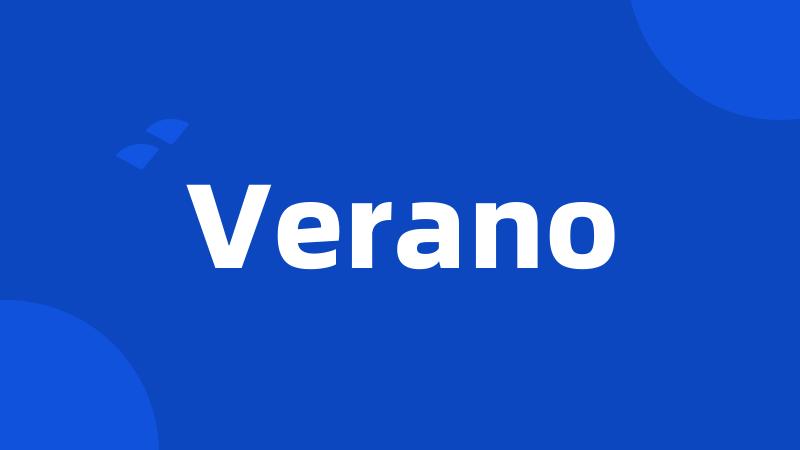 Verano