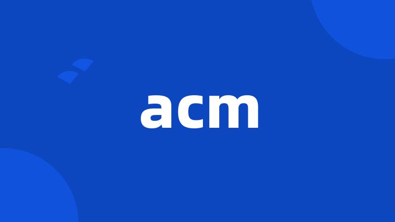 acm