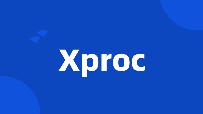 Xproc