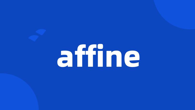 affine