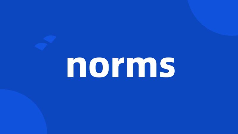 norms