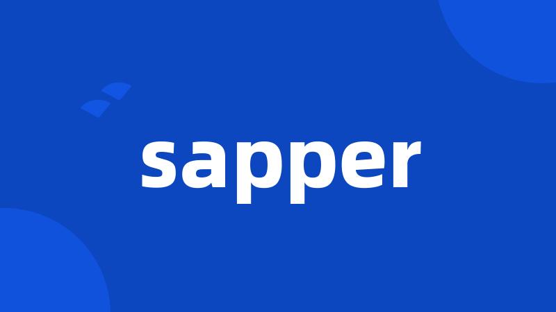 sapper