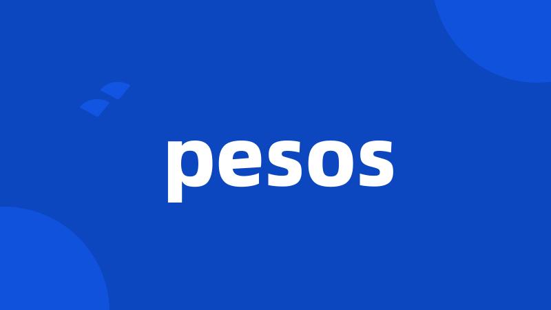 pesos