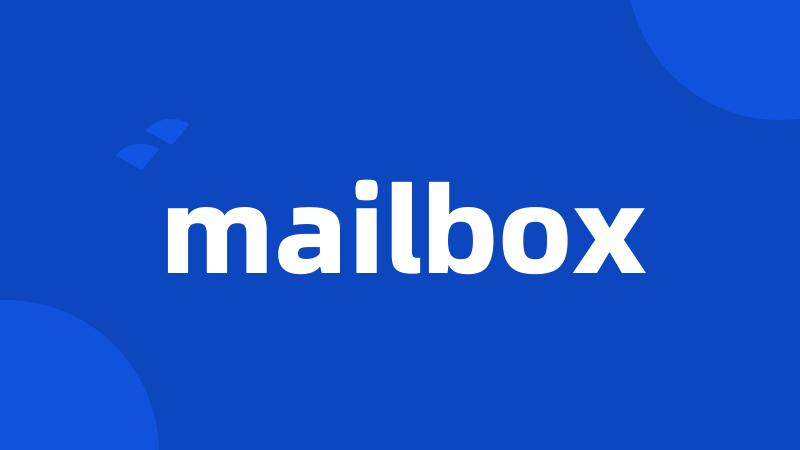 mailbox