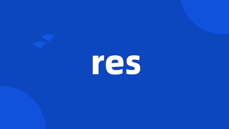 res