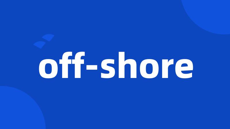 off-shore