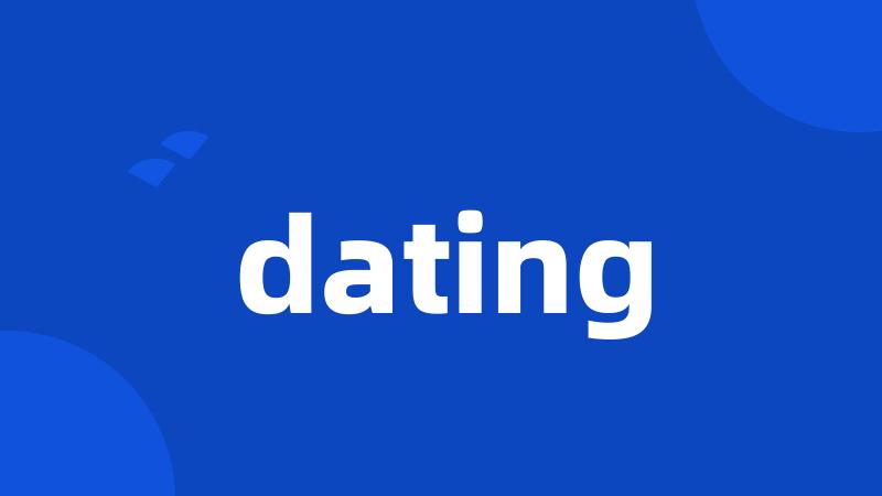 dating