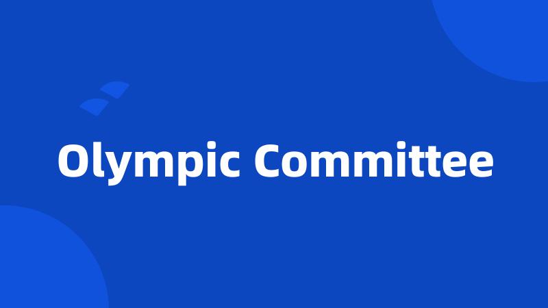 Olympic Committee