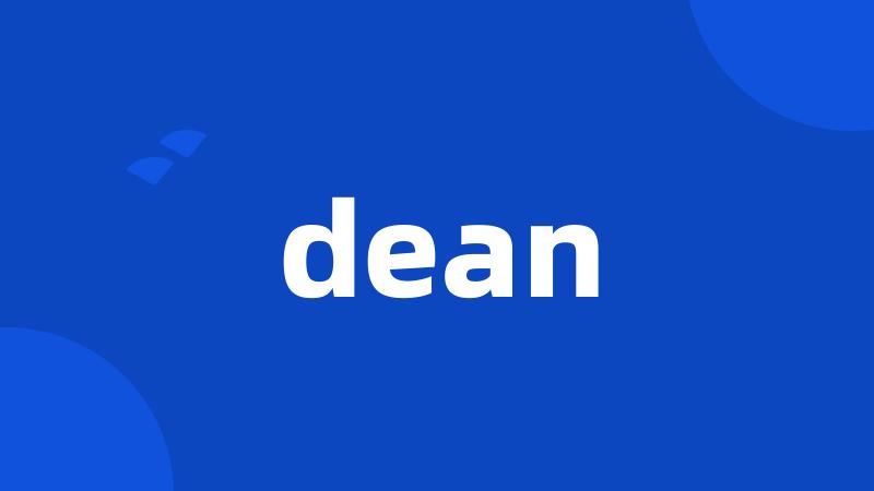 dean