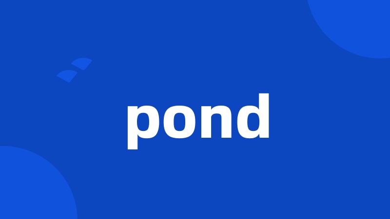 pond